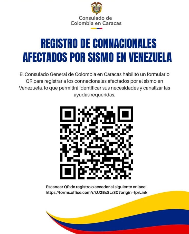 Consulado de Colombia activa red de apoyo para  colombianos afectados por el sismo en Venezuela