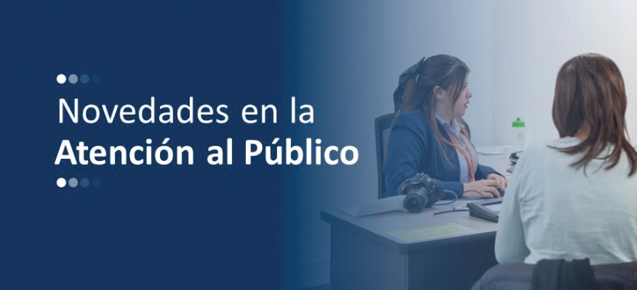 Novedades atención al público