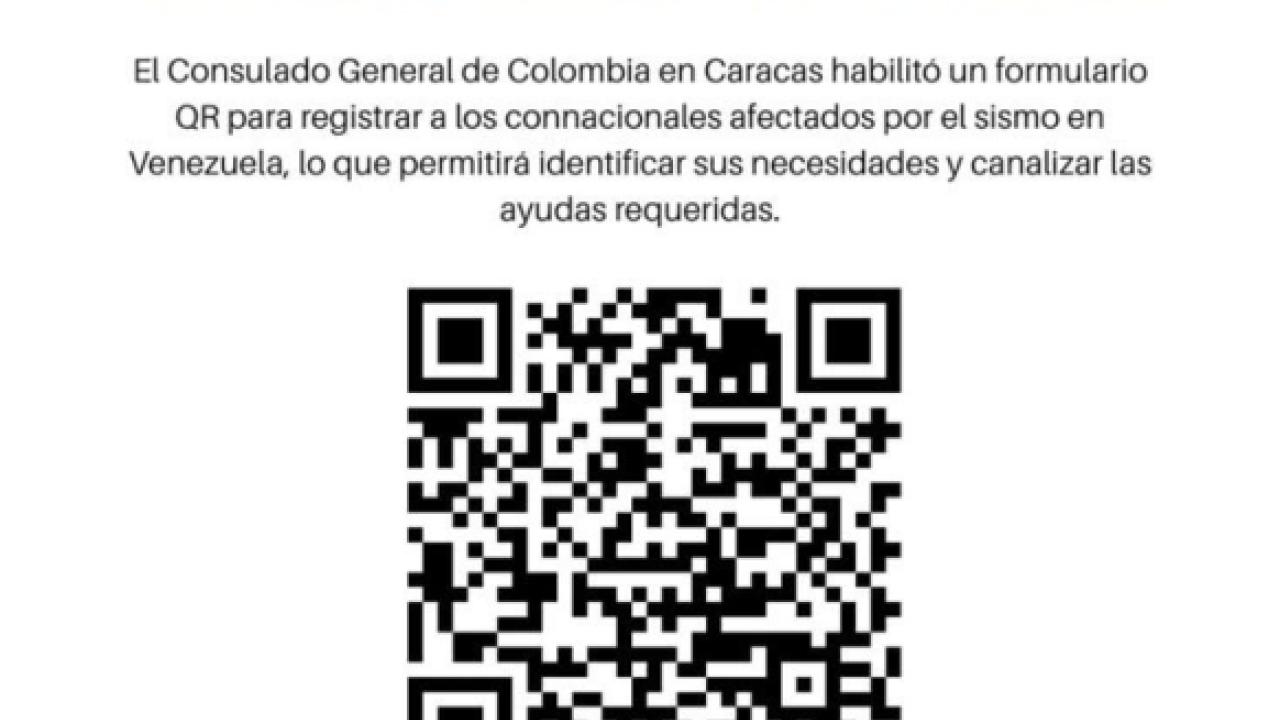 Consulado de Colombia activa red de apoyo para  colombianos afectados por el sismo en Venezuela