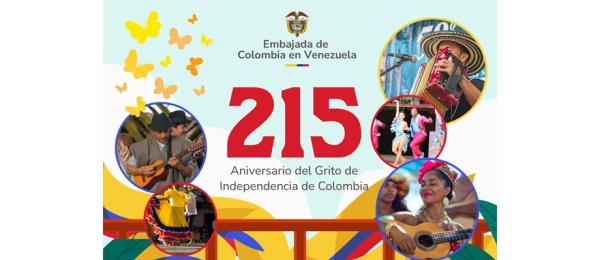 Consulado en Caracas conmemora el 215 Aniversario del Grito de Independencia de Colombia